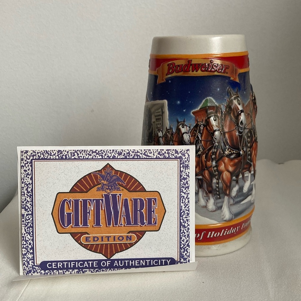Budweiser A Century of Tradition - 20th Anniversary Beer Stein Collection